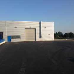 Enrobés voirie et extension bâtiment terminée